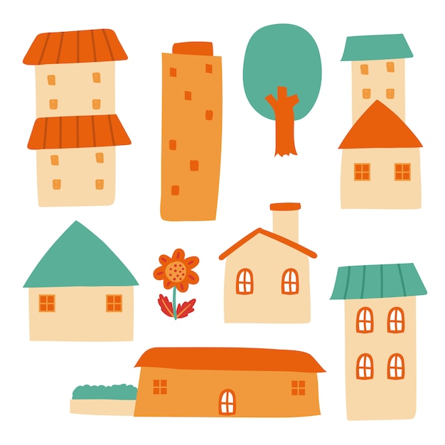 Home collection vector design