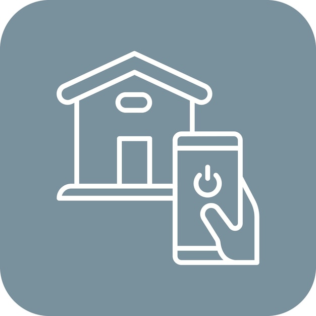 Home Control vector icon Can be used for Smart City iconset