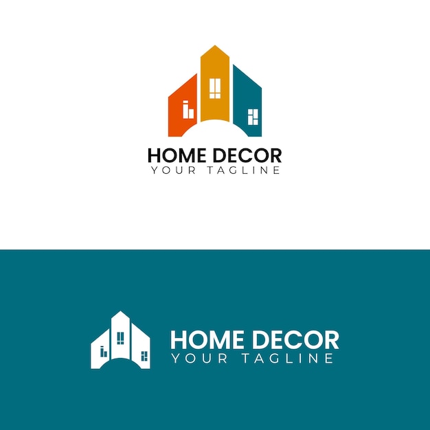 Home decor logo vector illustratie