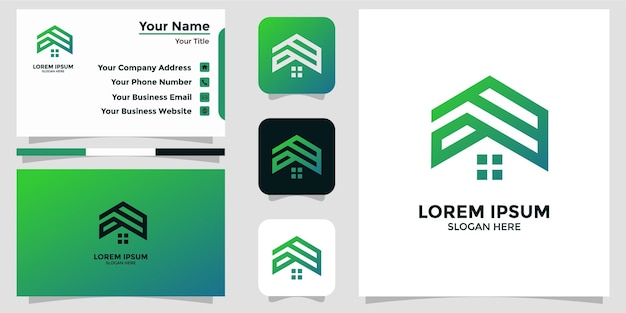 Логотип и визитная карточка домашнего дизайна