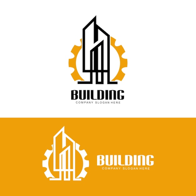 Home Design Logo Gebouw Logo Property And Construction Company Icon