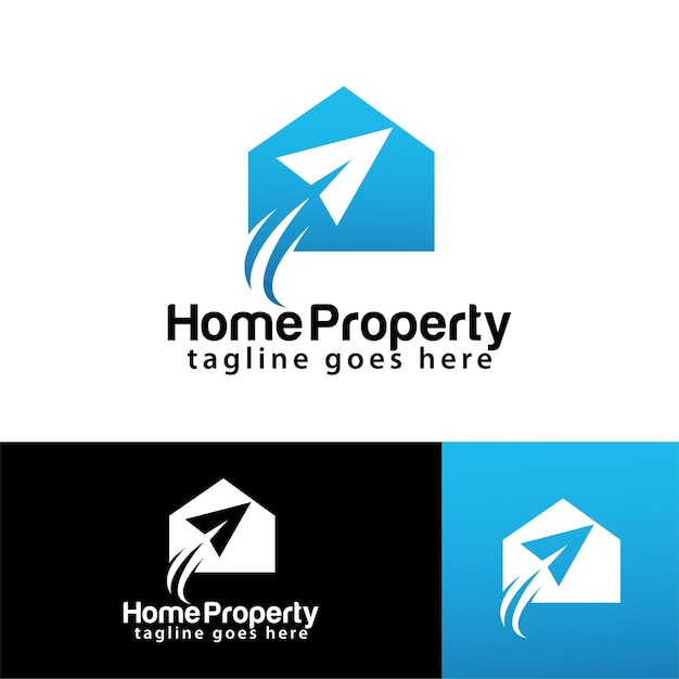 Home Eigendom logo ontwerpsjabloon