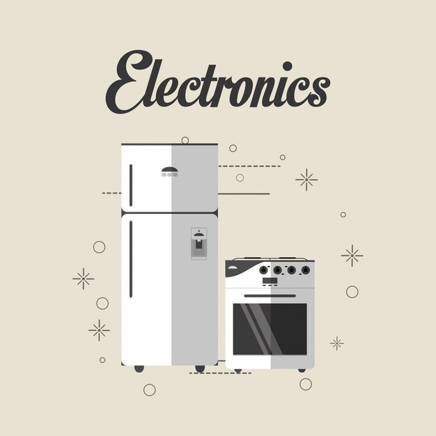 Home electronic appliances image