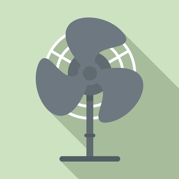 Home fan icon flat illustration of home fan vector icon for web design