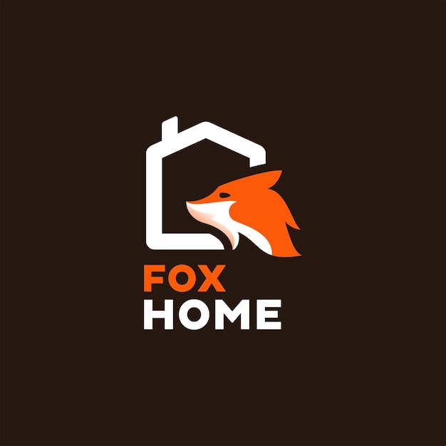 Логотип домашней лисы
