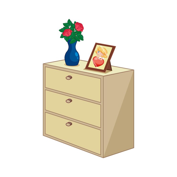 Vector home furniture set illustration