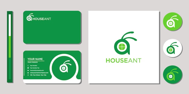 Дом, зеленый, уникальный, современный бизнес логотип, недвижимость и дизайн визитной карточки, вдохновение