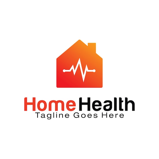 Home Health logo design template