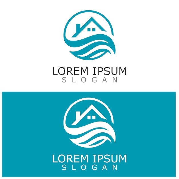 Home and house Property and Construction Logo design