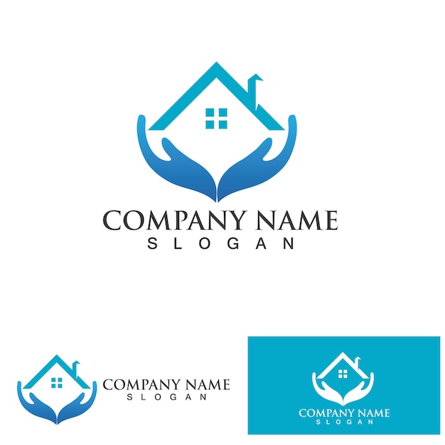 home house repair logo and symbol vector