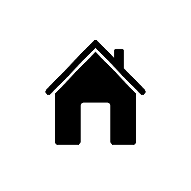 Home icon house symbol graphic design template vector illustration