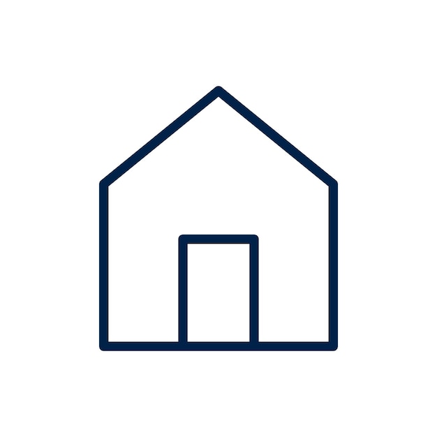 Home icon Minimal home icon web homepage symbol vector website sign