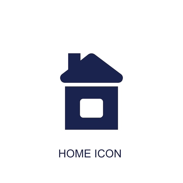 home icon white background