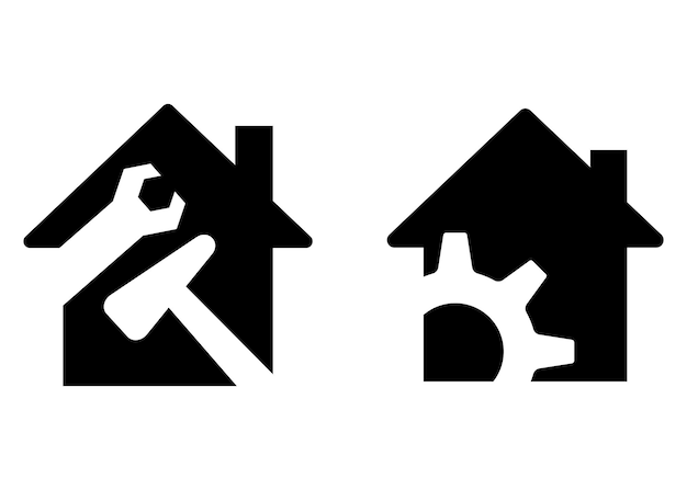 Home improvement icon design template isolated illustration