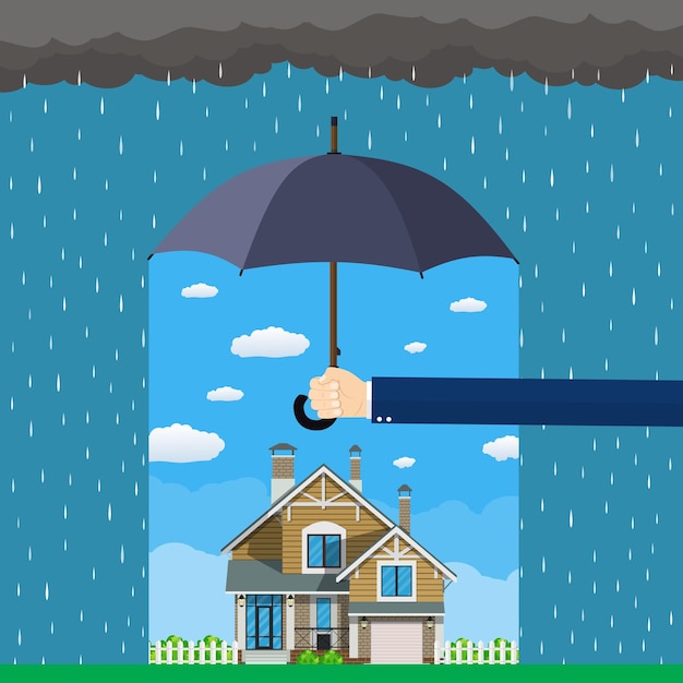 Home insurance concept