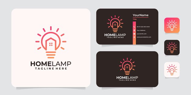 Home lamp logo