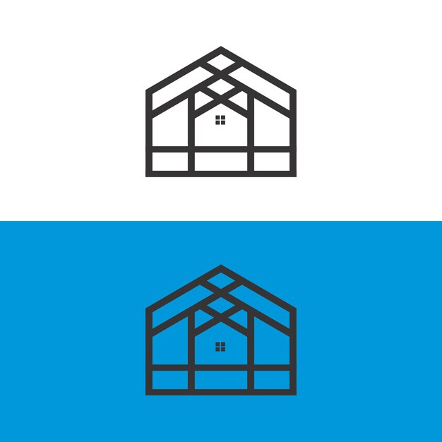 home line icon vector design template and ilustration with editable