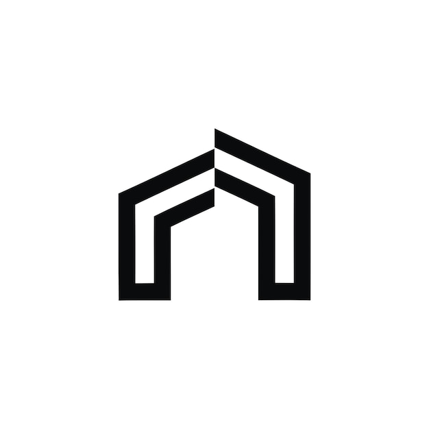 Vector home logo design for real estate company
