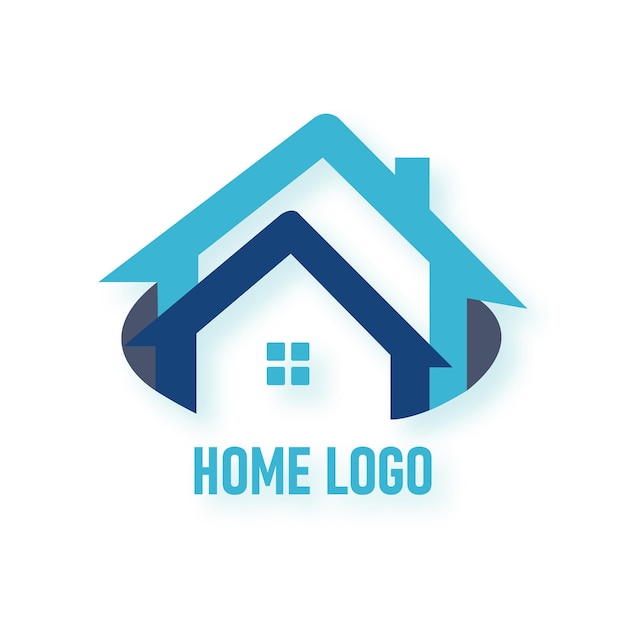 Vettore modello di progettazione logo home