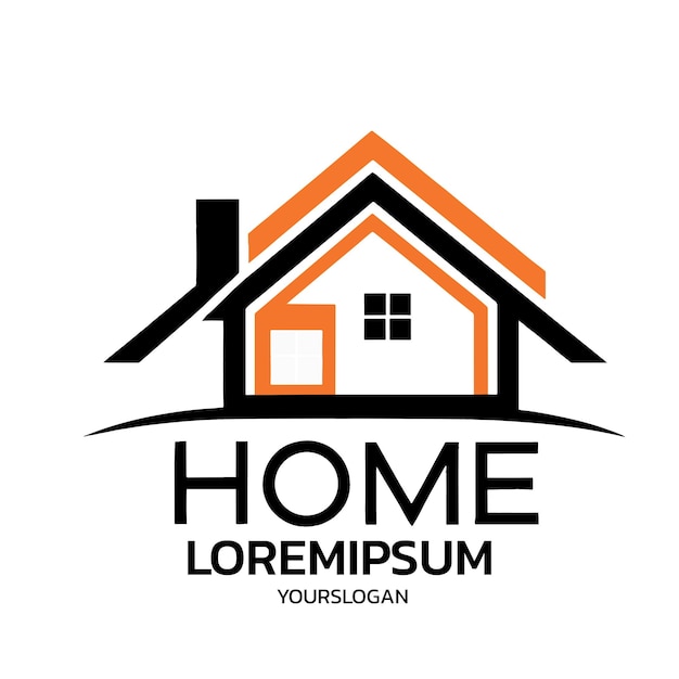 a home logo for home on a white background
