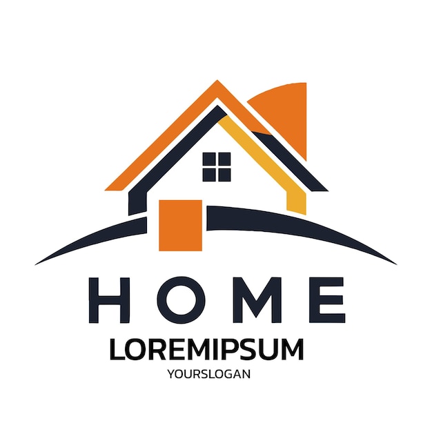 a home logo for home on a white background