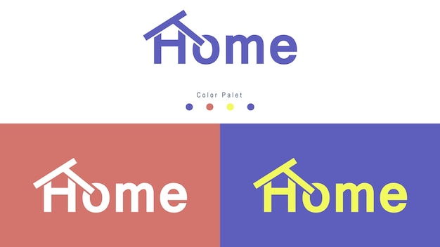 Home-logo met de titel 'thuis'