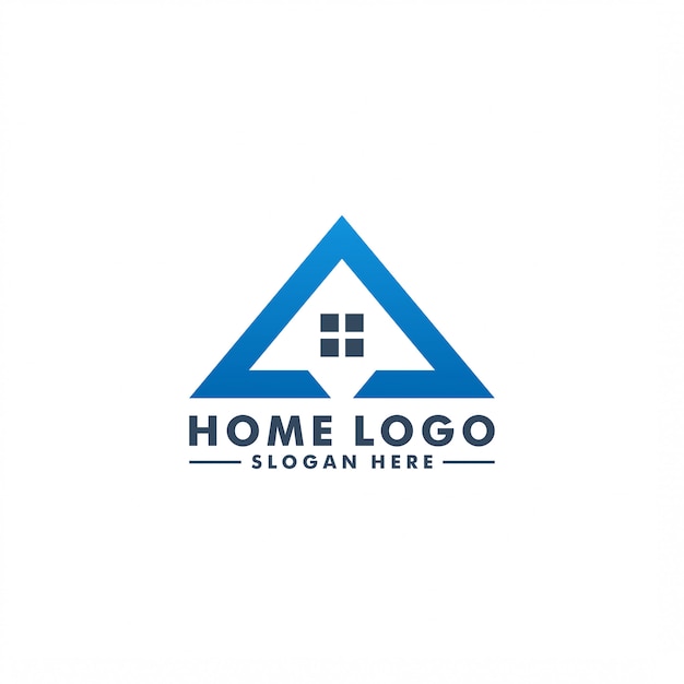 家のロゴのテンプレート。ホームデザインアイコンロゴタイプの建物の図