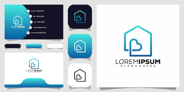 Home love logo design