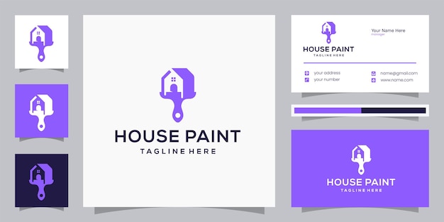 Home paint House paint logo design inspiration