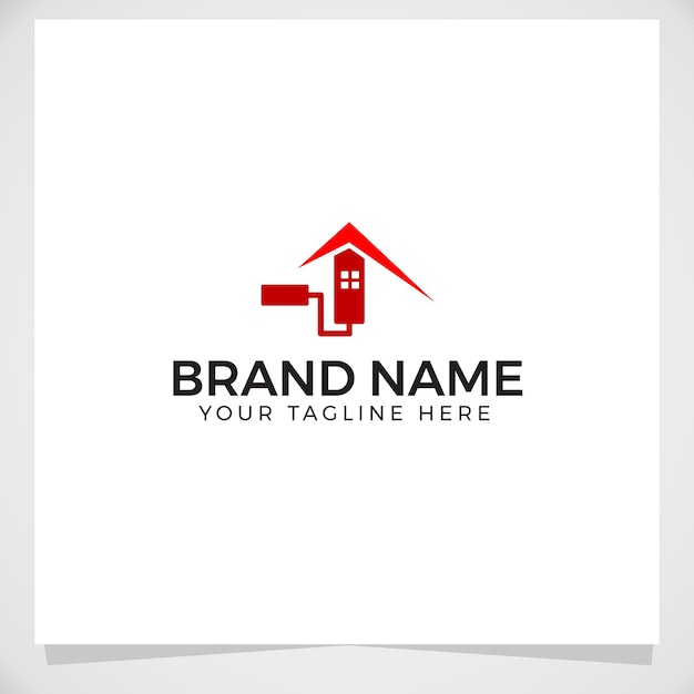 Home painting logo template