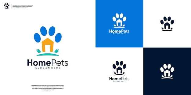 Home Pets Care logo design