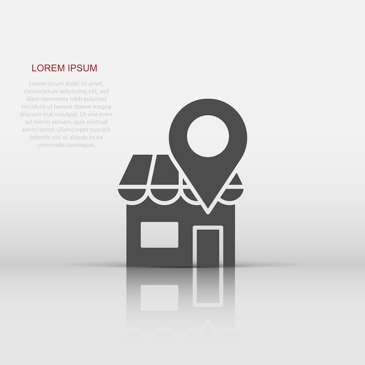 Vector home pin icoon in platte stijl huis navigatie vector illustratie op witte geïsoleerde achtergrond locate positie bedrijfsconcept