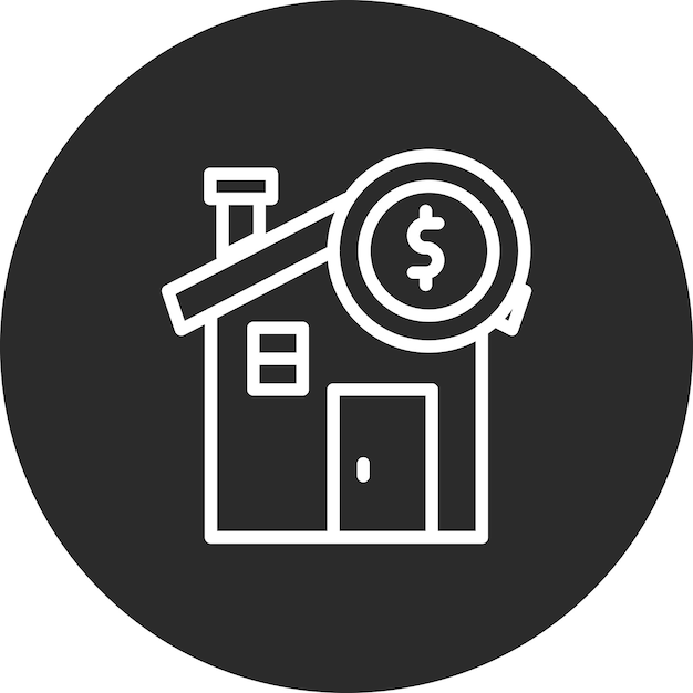 Home prijsvector icoon illustratie van Banking and Finance icoon set