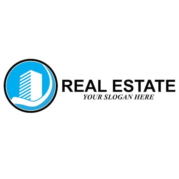 Home real estate logo and vector