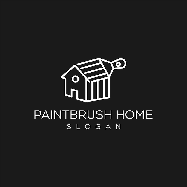 Home renovation icon painting service icon