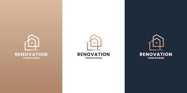 オリジナルロゴ デザイン販売 【イニシャル”Re” リフォーム 建築 不動産】-