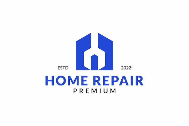 Home repair or fix store logo template