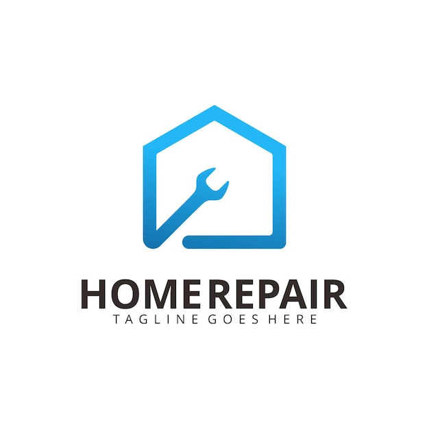 Home Repair logo design template