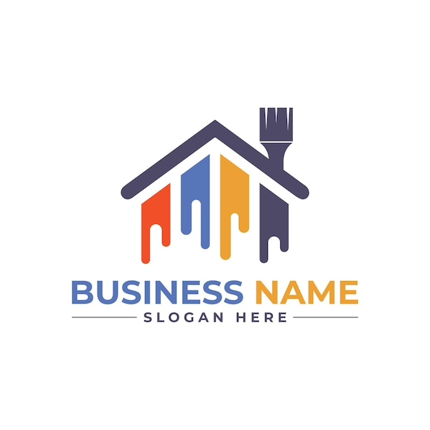 home repair, roofing, remodeling, handyman, home renovation, decor logo