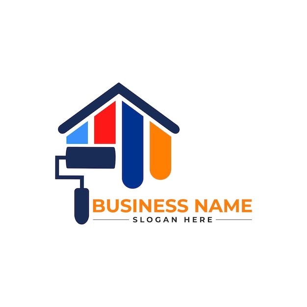 Home repair, roofing, remodeling, handyman, home renovation, decor logo