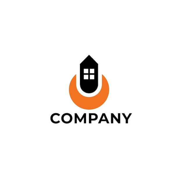 Home repair service logo design template