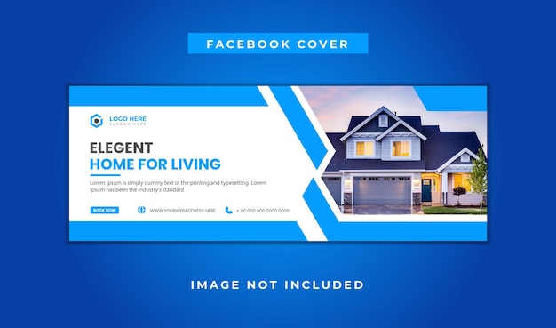 Vendita casa social media copertina facebook o design banner web