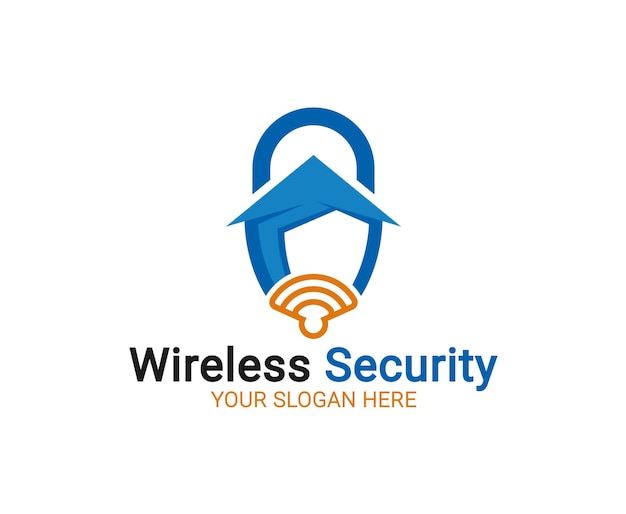 Home security Logo Smart Home Tech Logo Smart home security tech logo sjabloon