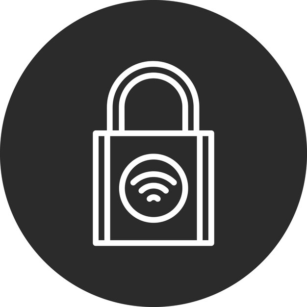 ホーム セキュリティ ベクトル アイコン イラスト スマートホーム アイコンセット