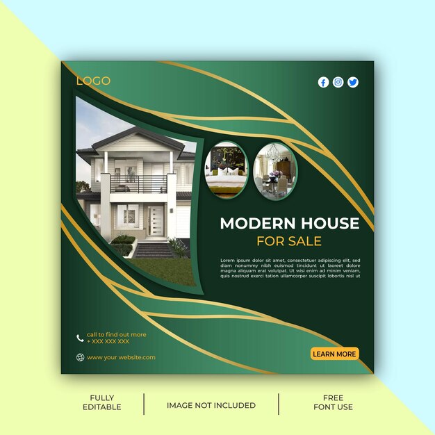 Home sell ads design