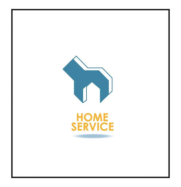 Vector home services-logo, huisreparatie