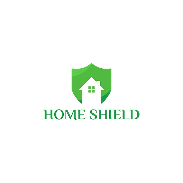 Disegni del modello logo home shield