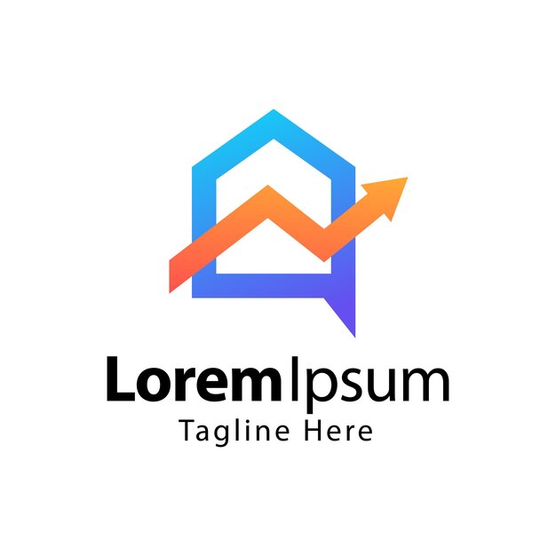 home stats logo design template