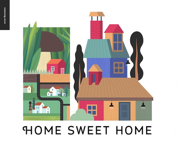 home sweet home background