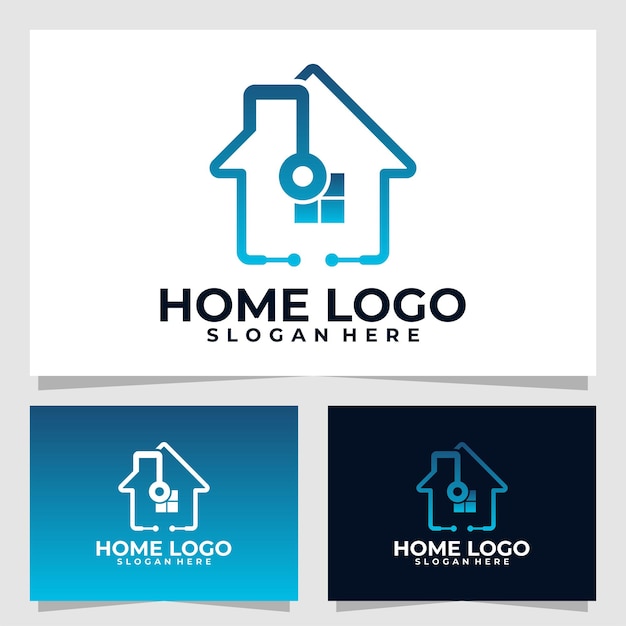 Шаблон векторного дизайна логотипа домашней техники